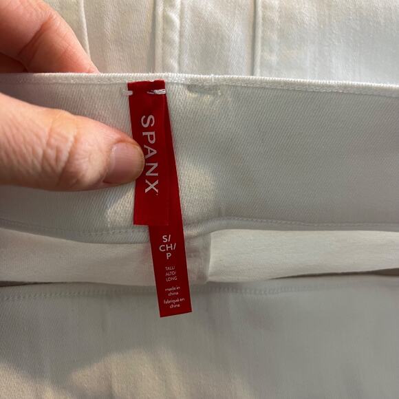 Spanx Everywear White Flare Jean Women's Small Tall NWT High Waisted - Picture 3 of 6